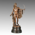 Mythe Bronze Sculpture Petite décoration Apollo Statue en laiton TPE-778